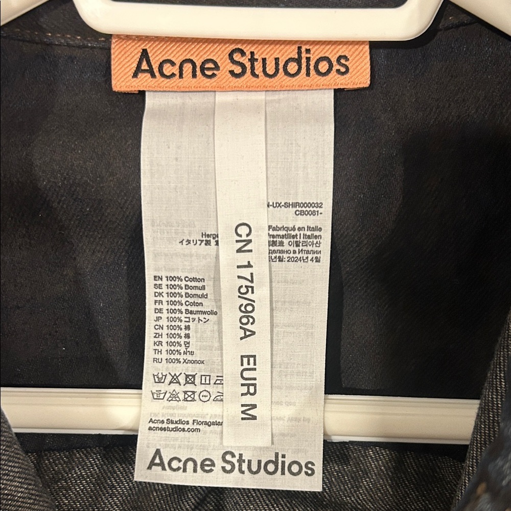 Acne Studios Karto Denim Overshirt - Picture 4 of 8